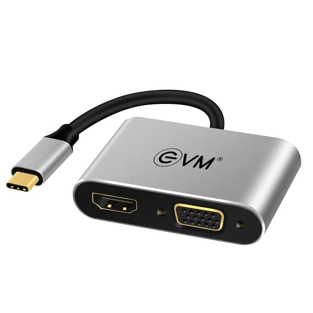 EVM Type-C Dock 4 in 1 ( HDMI | VGA | USB | Type-C ) CHV